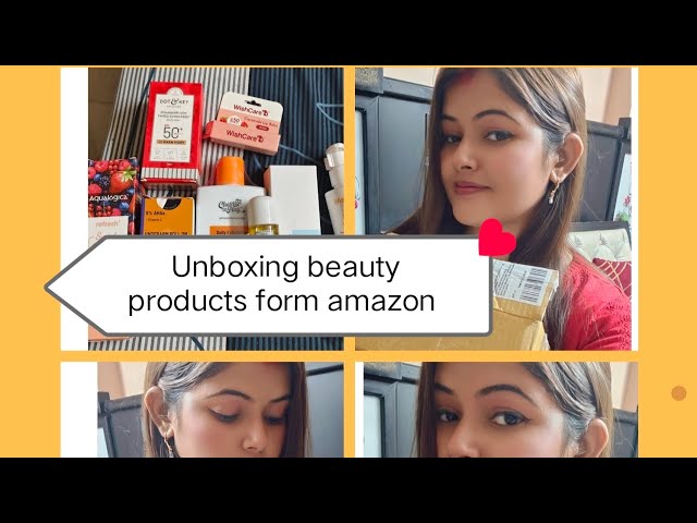 Amazon beauty finds ✨ Unboxing and review skincare products ✨👀