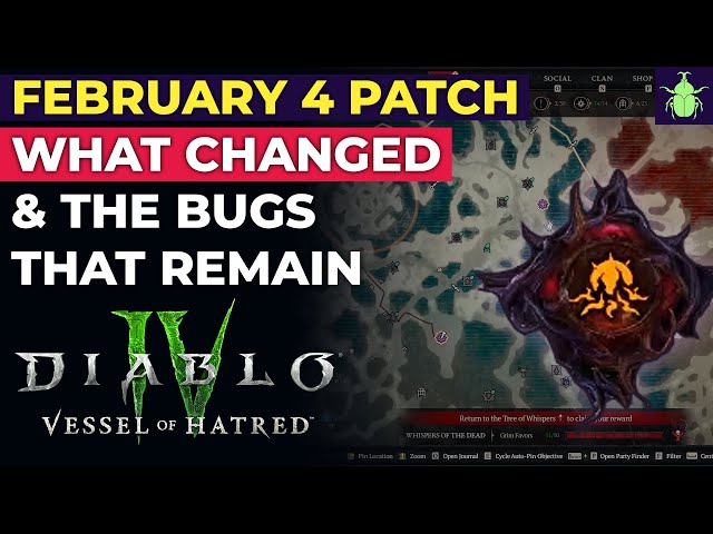 Diablo 4 - February 4 Patch: What Changed & The Bugs That Remain