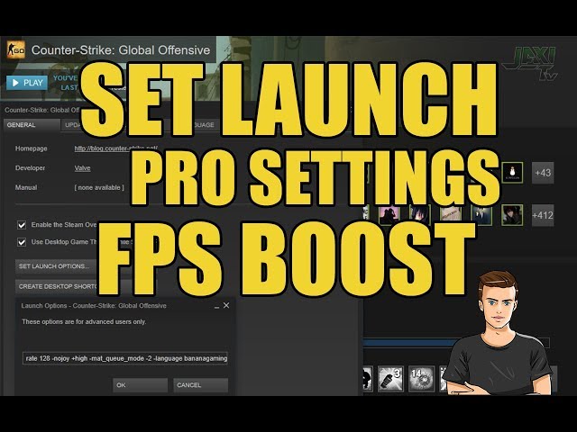 Tips&Tricks: SET LAUNCH OPTIONS + FPS BOOST #5