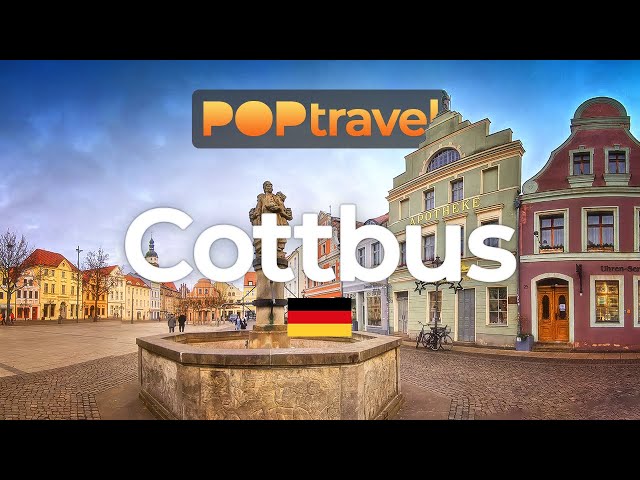 COTTBUS, Germany 🇩🇪 - Winter Tour - 4K HDR with captions