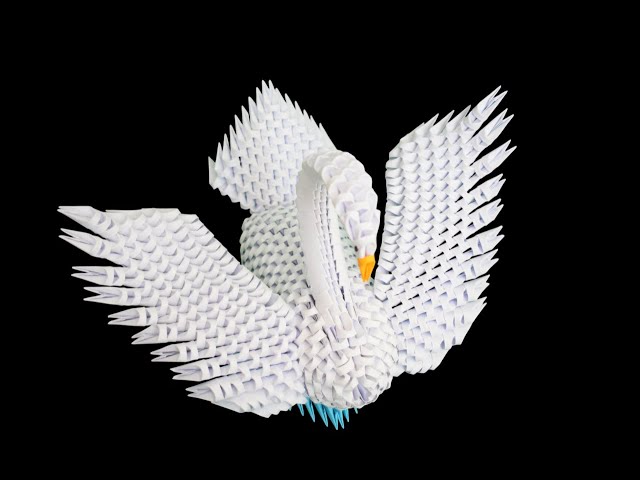 3D Origami Swan tutorial part1