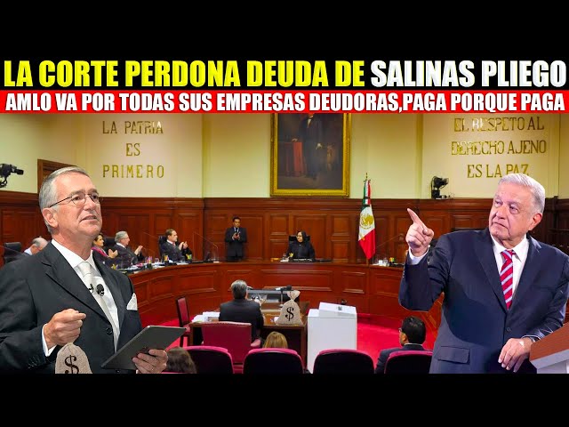 AMLO va por todas sus empresas deudoras de Salinas Pliego, paga porque paga, ya veran