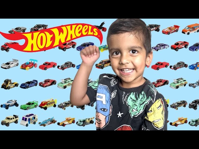 Playing with Hot Wheels Race Cars by Jindha and Honsla