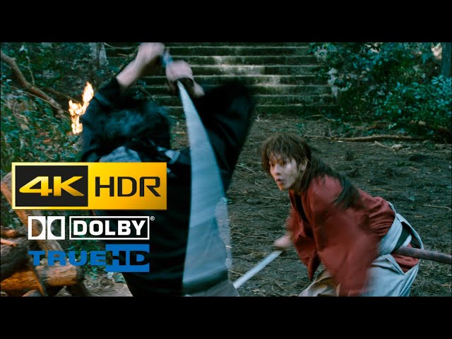 Rurouni Kenshin: Origins 2012 - Kenshin vs. Udō Jin-e - [4k, Ultra HD, HDR] w/ subs