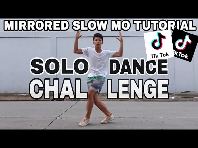 SOLO TIKTOK DANCE CHALLENGE | MIRRORED SLOW MO TUTORIAL |