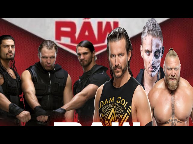 Shield vs Adam Cole Darby Allen Brock lesner