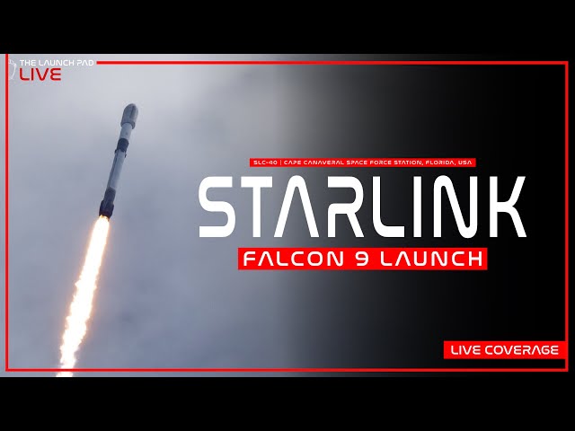 LIVE! SpaceX launches aboard Falcon 9 from Cape Canaveral | Starlink 12-7