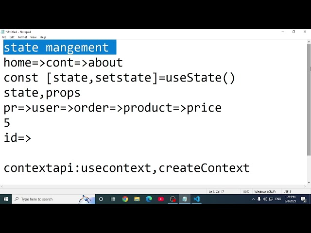 Context API state Management