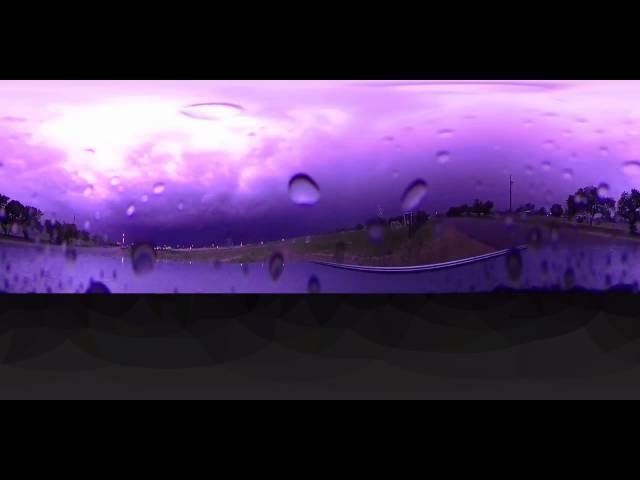 360 Video of SK Lightning Storm (June 14, 2016)