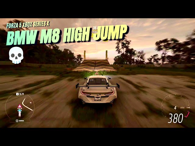 BMW M8 999hp high jump at 380 kmph | 4k Gameplay | Xbox series X