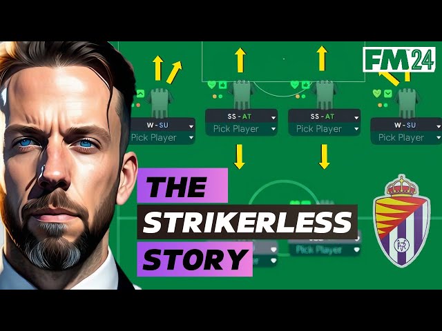 Building The PERFECT STRIKERLESS Team in Football Manager!