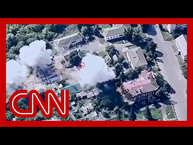 Video shows aftermath of Ukraine's latest attacks inside Russia