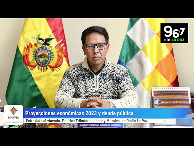 Proyecciones económicas 2023 y estado de la deuda pública en De Primera Mano, FM La Paz (09/01/23)