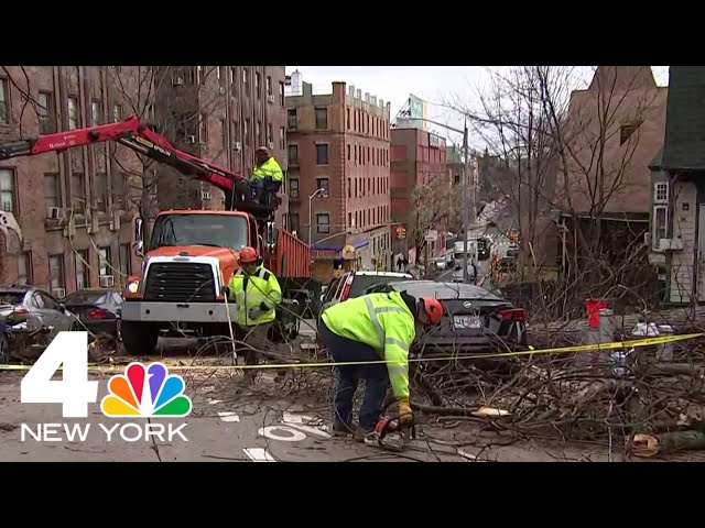 Nor'easter hits tri-state area, killing a woman and leaving thousands without power | NBC New York