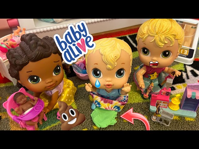 NEW Baby alive crib life doll has a BIG accident at Daycare! 😱