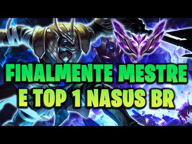 A TÃO SONHADA SUBIDA PARA O MESTRE, E O TOP 1 NASUS BR, NASUS VS CAMILLE | League of Legends | NASUS