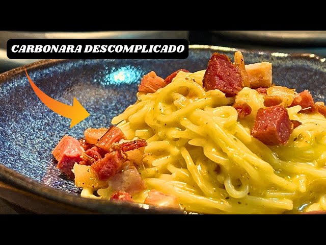 REVELEI os SEGREDOS dos MAIORES CHEF’s ITALIANOS!!! ESPAGUETE À CARBONARA!!! 🧑‍🍳🔥