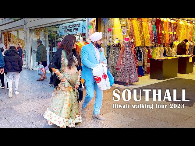 Southall, Diwali Walking tour 🎆 Little INDIA in London/The INDIA of West London