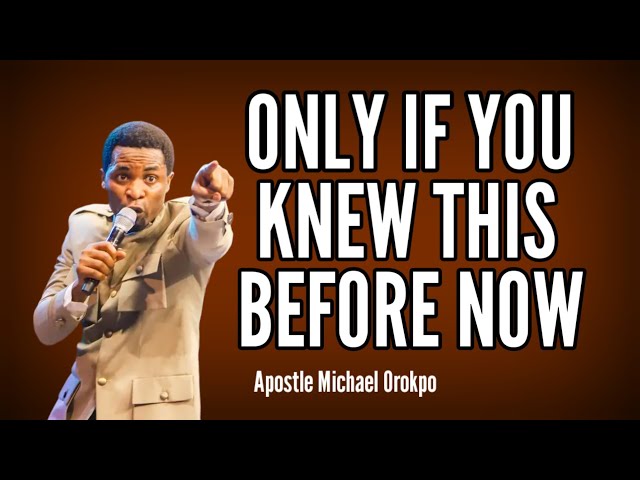 How To Break Into Upper Spiritual Realm - (Apostle Michael Orokpo)