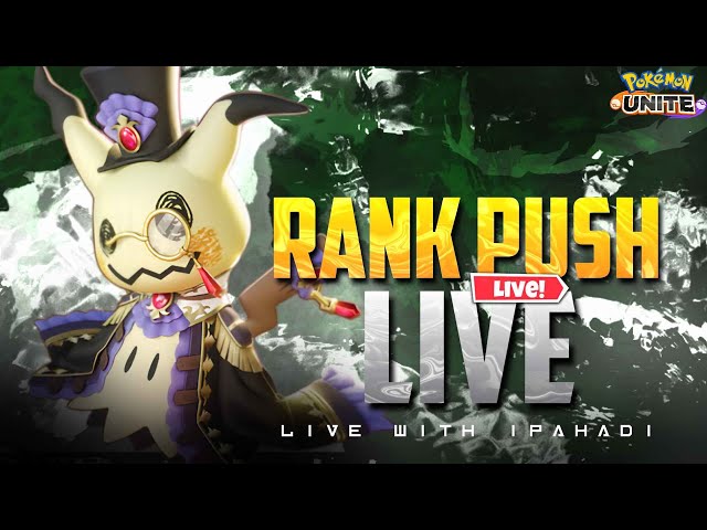 Main Account Rank Push Pokemon Unite Live Stream|| #ipahadi #lucario #pokemonunite