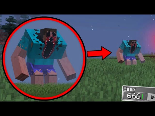 I FOUND HORROR STEVE IN MINECRAFT 😱 | MINECRAFT SCARY SEED 666 |