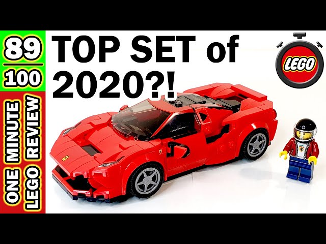 Is this the TOP SET of 2020?! One Minute LEGO Review of Ferrari F8 Speed Champions 76895 #shorts