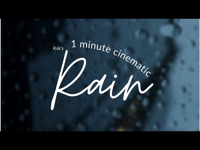 RAIN | 1- Minute short video | #shortfilm #shortvideo #viralvideo #rain #yyc #motivation #shorts