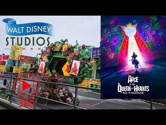 Disneyland Paris - Alice & the Queen of Hearts: Back to Wonderland - Full Show - 360VR