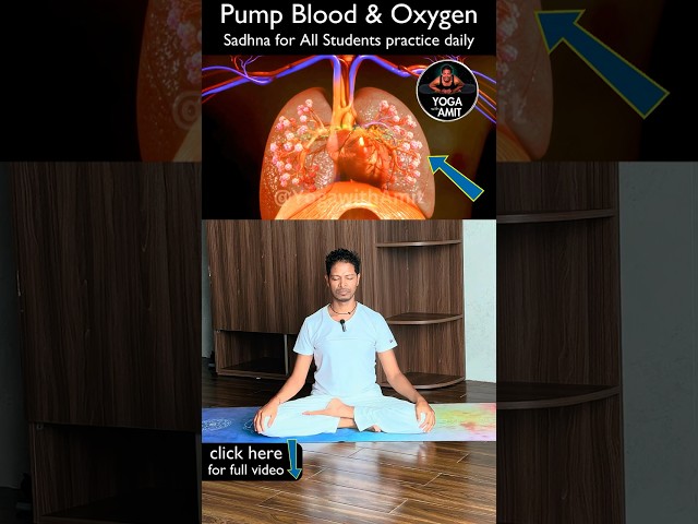 Pump Blood & Oxygen to Your Brain | Yoga for All Students must DO daily!