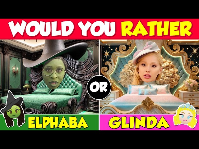 Would You Rather… WICKED | Elphaba or Glinda 🧹🌺✨