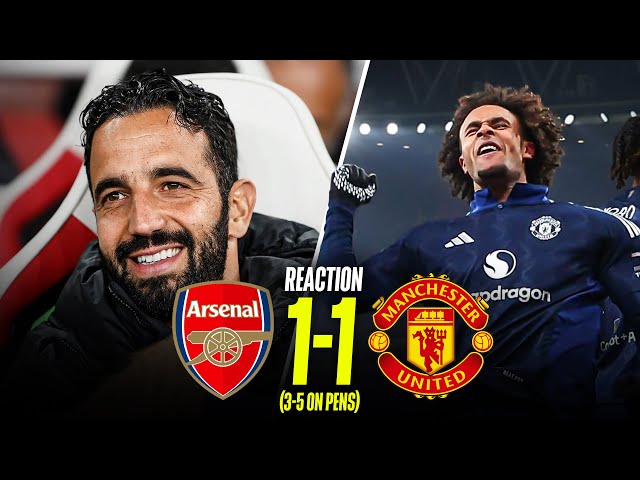 AMORIM'S WARRIORS: HUGE WIN, JUSTICE...INCREDIBLE ATTITUDE | ARSENAL 1-1 (3-5p) MAN UTD