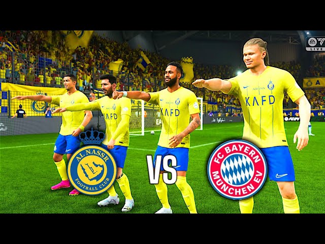 FC24- WHAT IF MESSI, RONALDO, MBAPPE, NEYMAR JR, LEWANDOSKI, AND HAALAND JOIN AL NASSR| ALL STAR XI