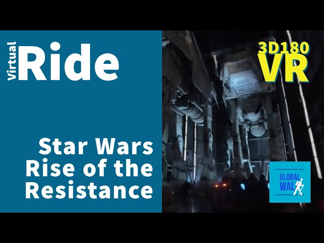 [3D180 VR] Ride Star Wars - Rise of the Resistance at Walt Disney World’s Hollywood Studios