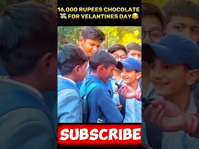 16,000 rupees 💸chocolate on valentine’s day 😂 #shorts #trending #viral #ytshorts #quiz #viralnow