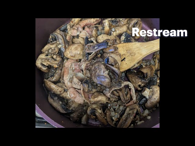 Rustic mushroom breakfast