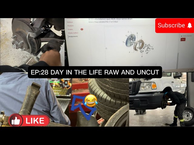 VLOG:28 AUTOMOTIVE TRADE SCHOOL DAY IN LIFE!