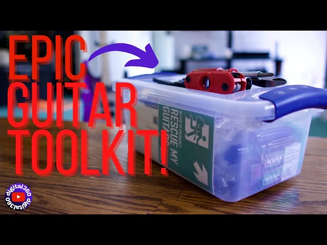 Guitar Tool Kit Reveal | #EPIC hack | Whats in my toolkit