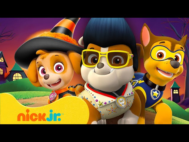 Paw Patrol | ¡Rubble y PAW Patrol van a pedir dulce o truco! con Skye y Chase | 1 hora | Nick Jr.