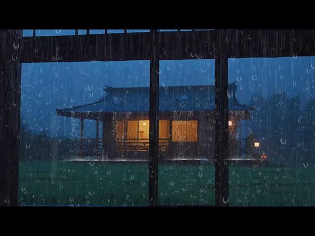 Heavy Rain Storm Sound ⚡ Relax and Sleep Like Never Before