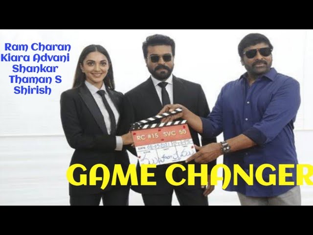 Game Changer | Trailer | Ram Charan | Kiara Advani | Shankar | Thaman S | Shirish