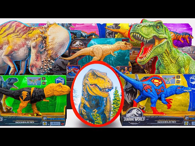 Jurassic World Unboxing Review | Giant Dino Eggs, HUGE T-rex, Spinosaurus, Pachycephalosaurus | ASMR