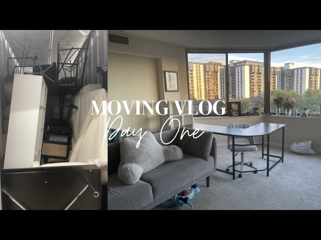 pack my apartment with me.. moving vlog day one!