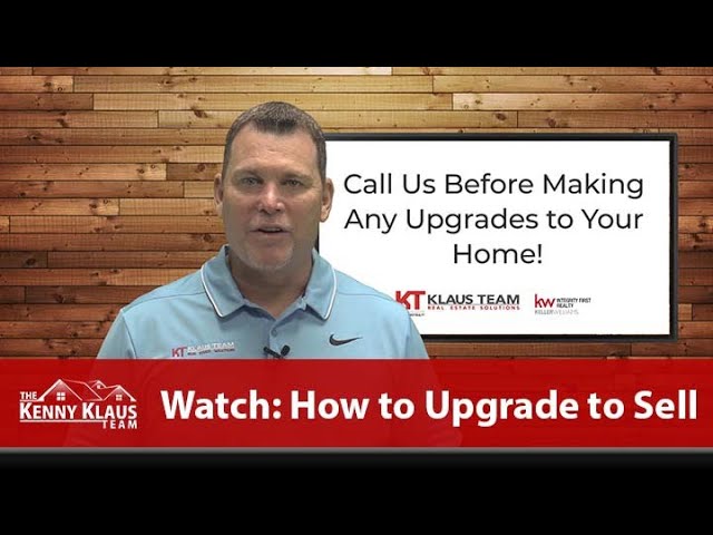 Upgrading Your Home to Sell