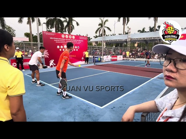 Bán kết 1: Linh Giang/Vĩnh Hiển - Anh Tuấn/Hoàng Thái | Giải Pickleball các CLB Quốc gia năm 2024