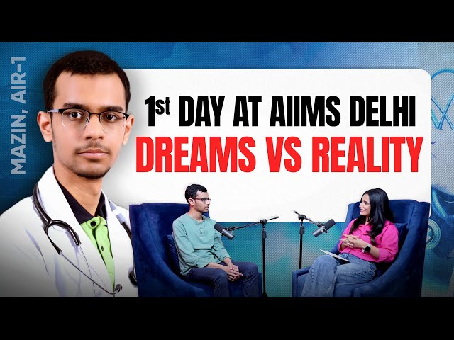 1st Day at AIIMS Delhi | Life of NEET 2024 AIR-1 | Expectations vs Reality | ALLEN