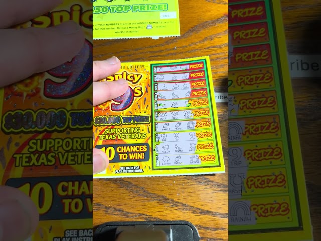 Spicy 9's and $50 BLOWOUT breakeven and WINNER! (No Multipliers). #txlottery #txlotto #winning