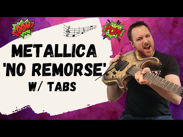 Metallica No Remorse Guitar Lesson + Tutorial