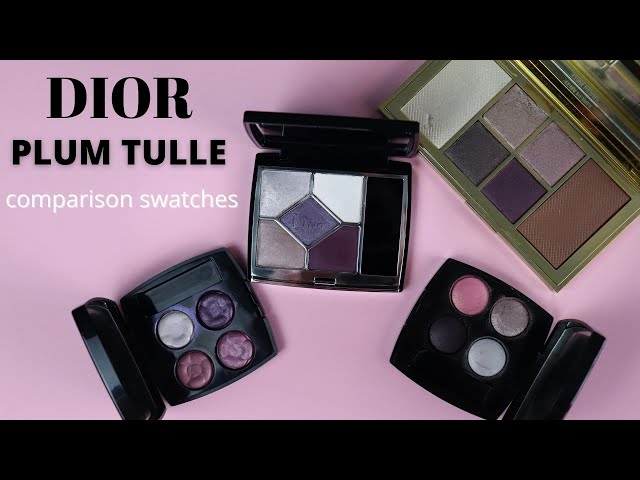 DIOR 5 Color 159 Plum Tulle | Chanel Tisse Cambon 228 |Chanel Au Fil des Fleurs | TF Moonlit Violet