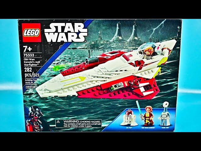 LEGO Star Wars Obi-Wan Kenobi's Jedi Starfighter (75333) Review!