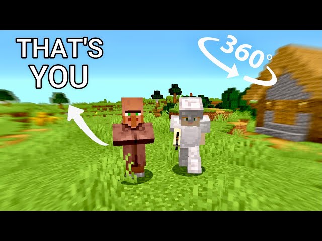 You're A Villager but Steve raid your village....